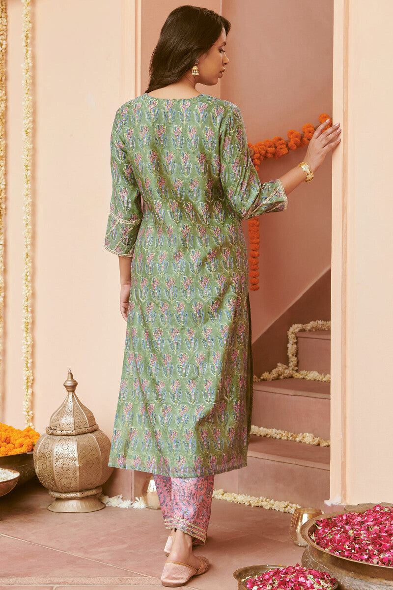 Mehrunissa Farhat Chanderi Kurta