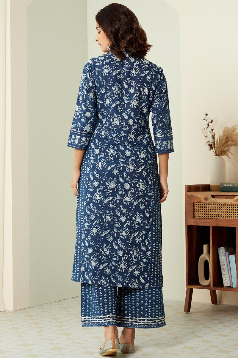 Sehra Shirin Indigo Kurta