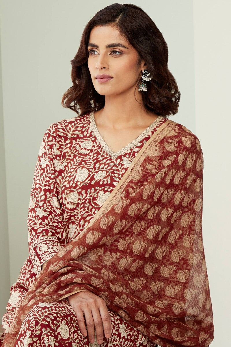 Sehra Leila Bagru Kurta