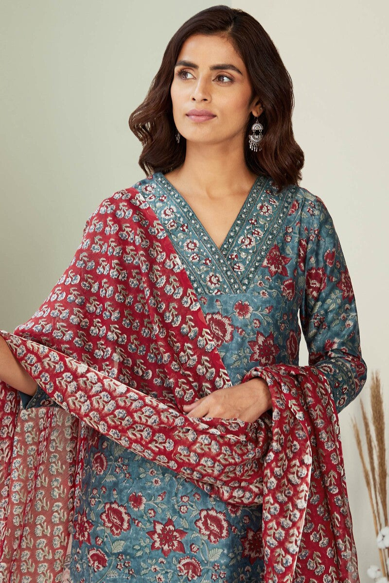 Mehrunissa Saira Chanderi Kurta