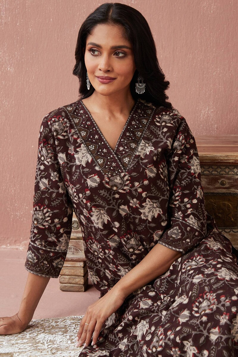 Sehra Afra Bagru Kurta