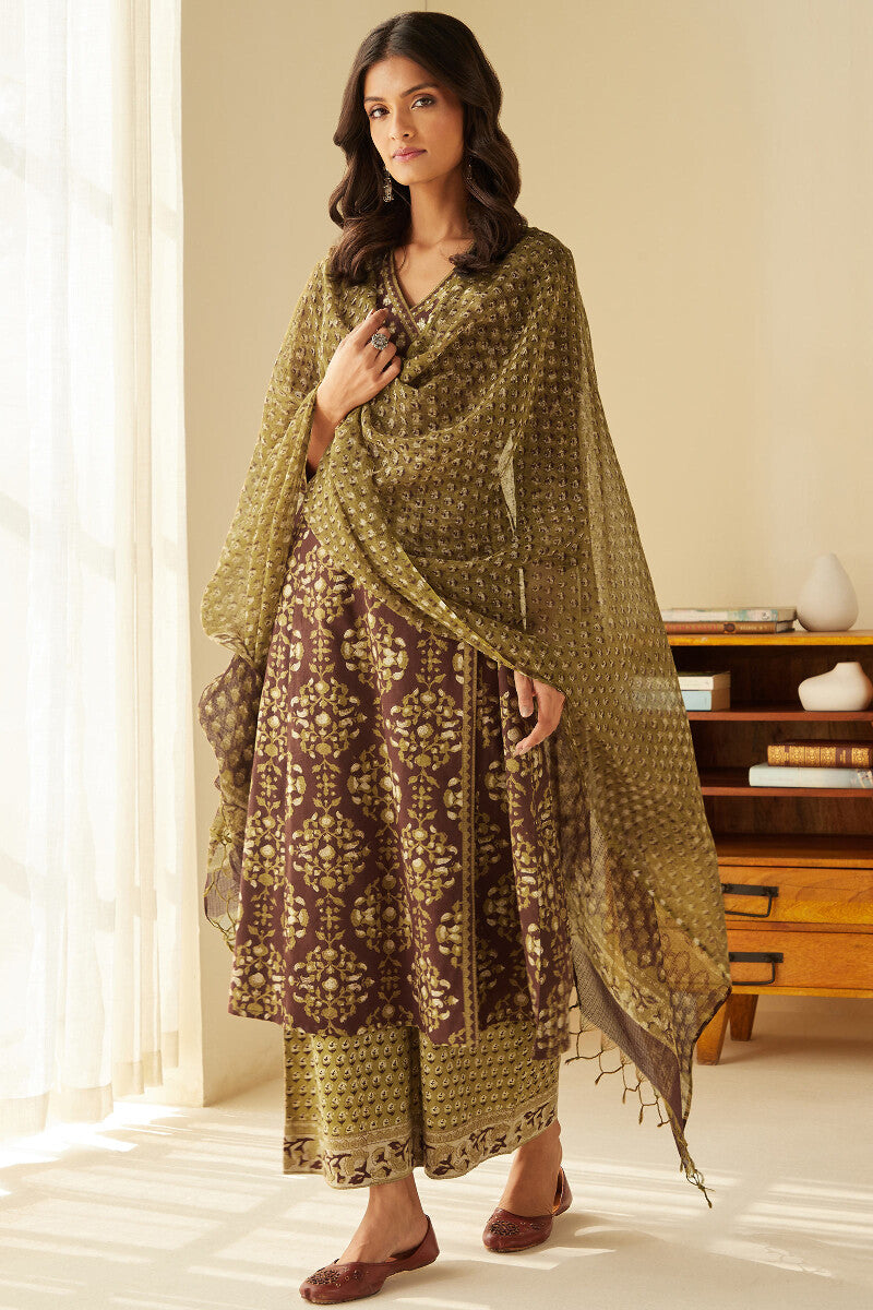 Sehra Zainab Bagru Kurta