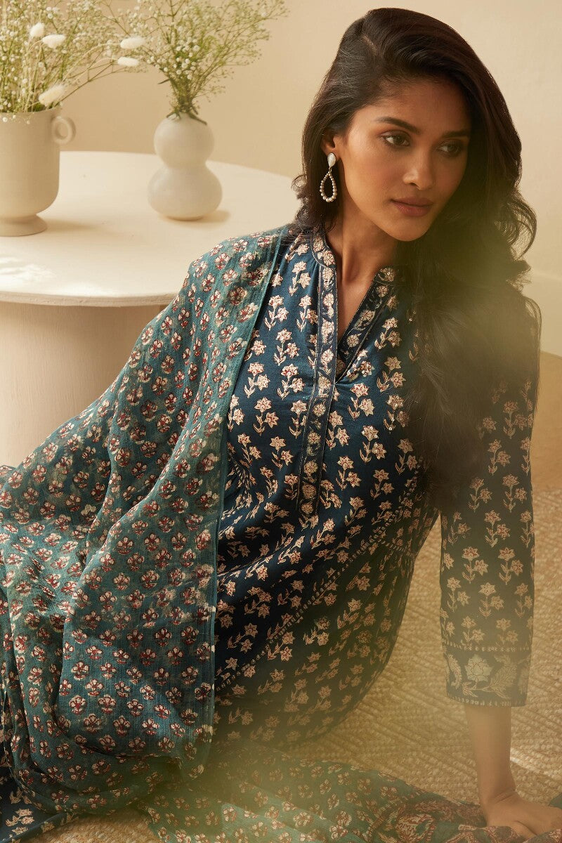 Sehra Nazimah Bagru Dupatta