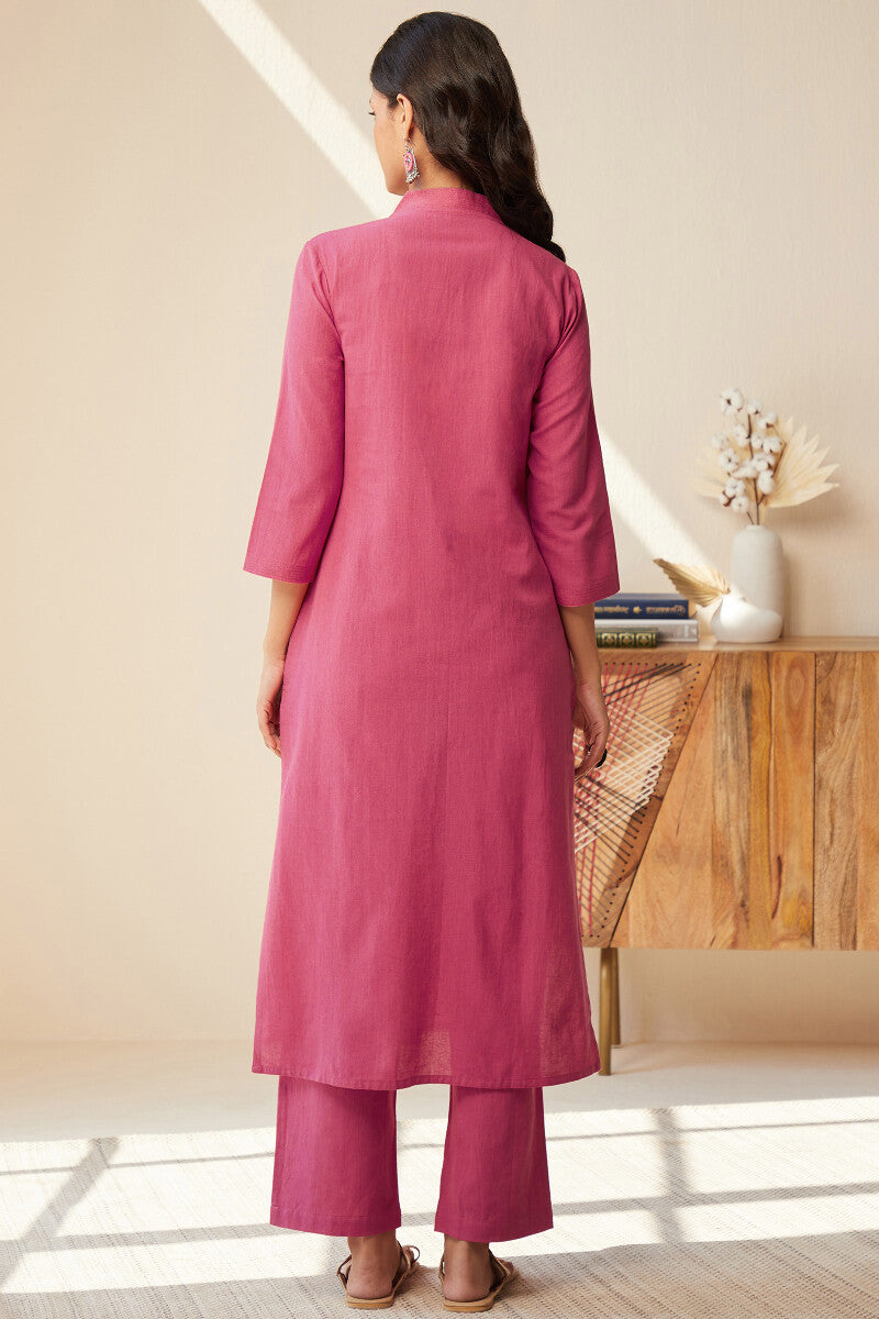 Roza Seher Rose Pink Kurta