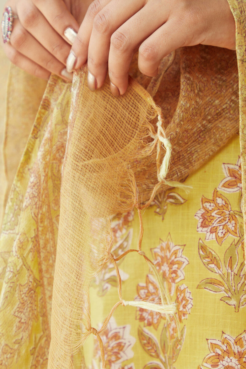 Gulshan Bagh Jiya Sanganeri Dupatta