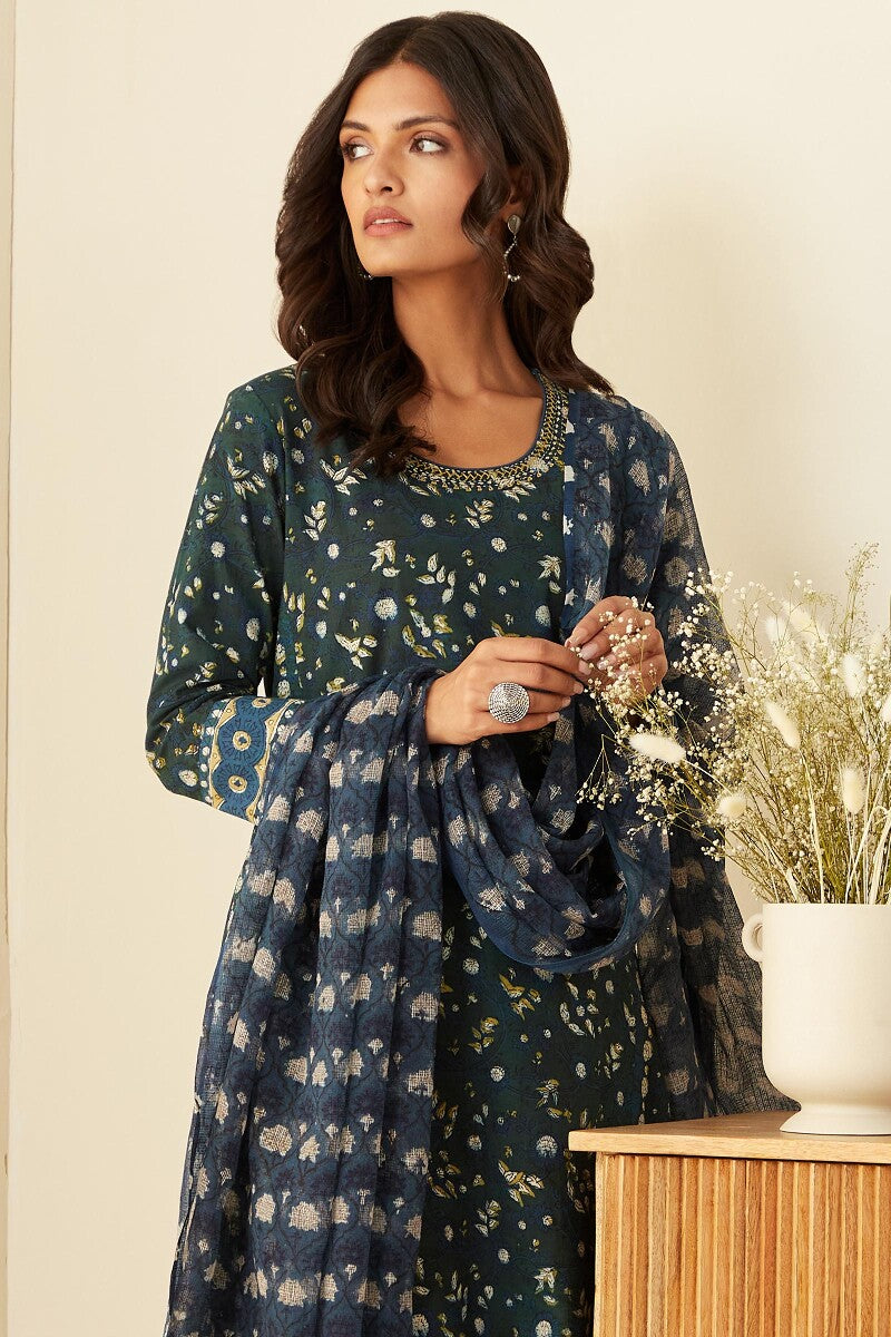 Sehra Samina Bagru Kurta