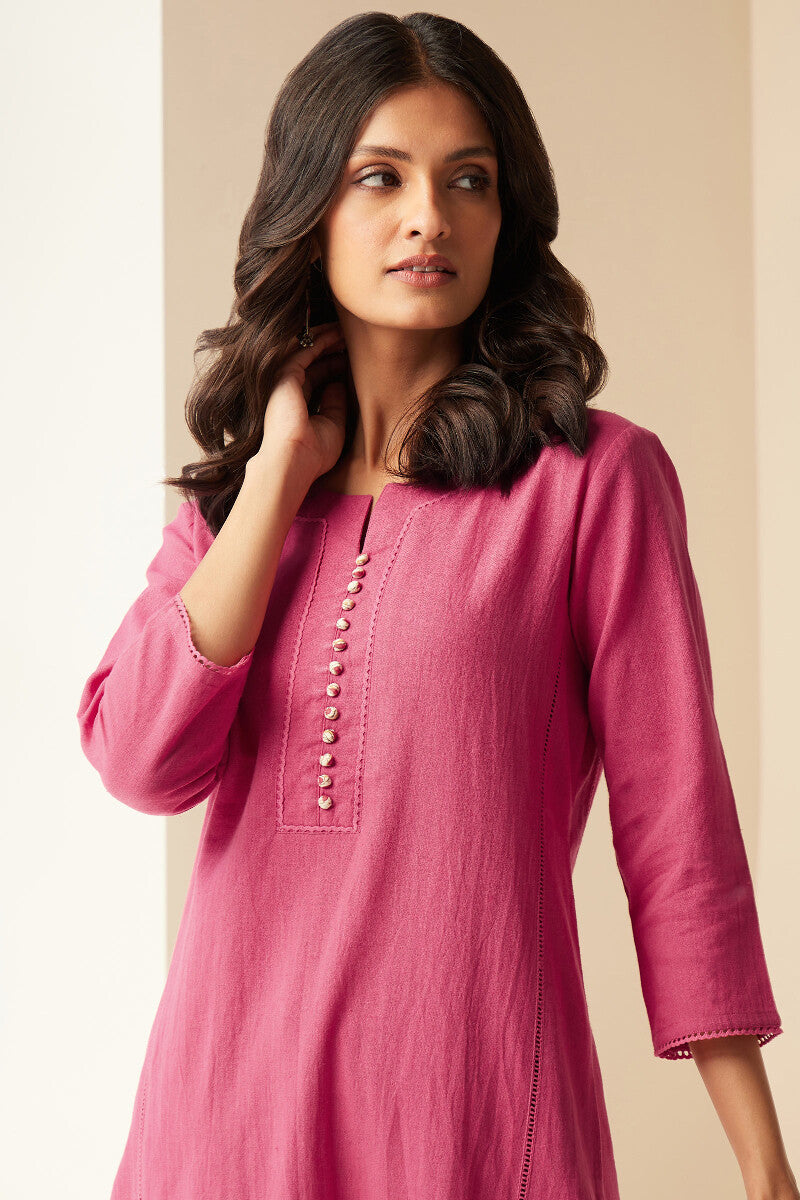 Roza Seher Rose Pink Kurta