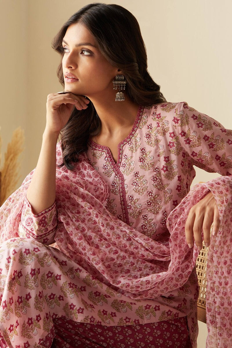 Rosheen Nuzakat Sanganeri Kurta