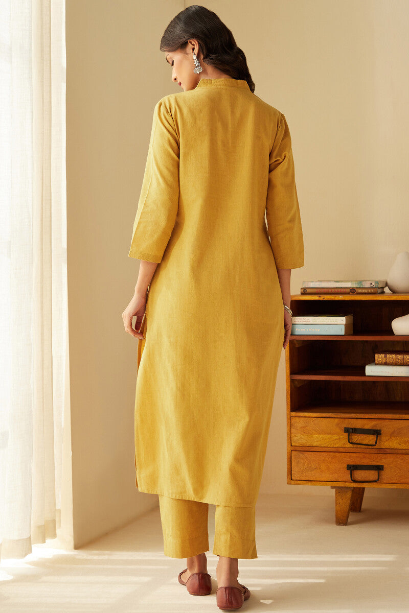 Roza Seher Mustard Kurta
