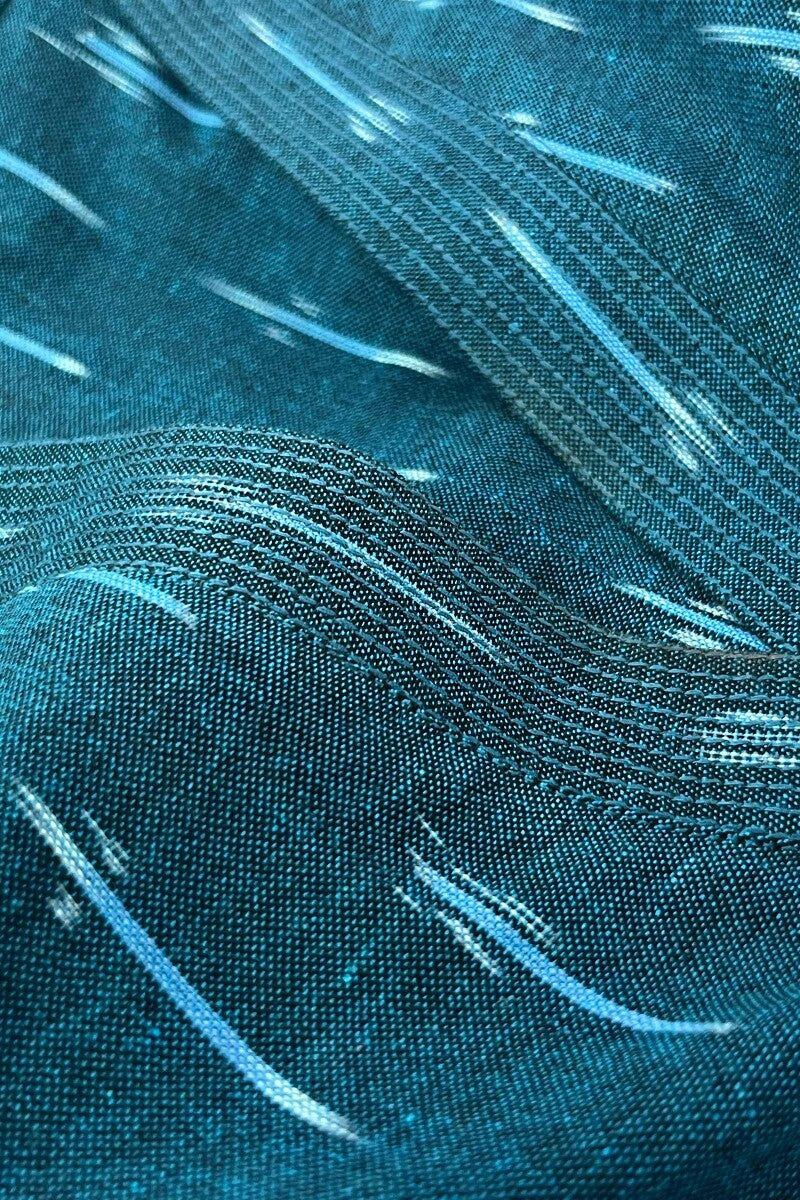 Surplus: Gulbarg Rumaisa Blue Ikat Kurta