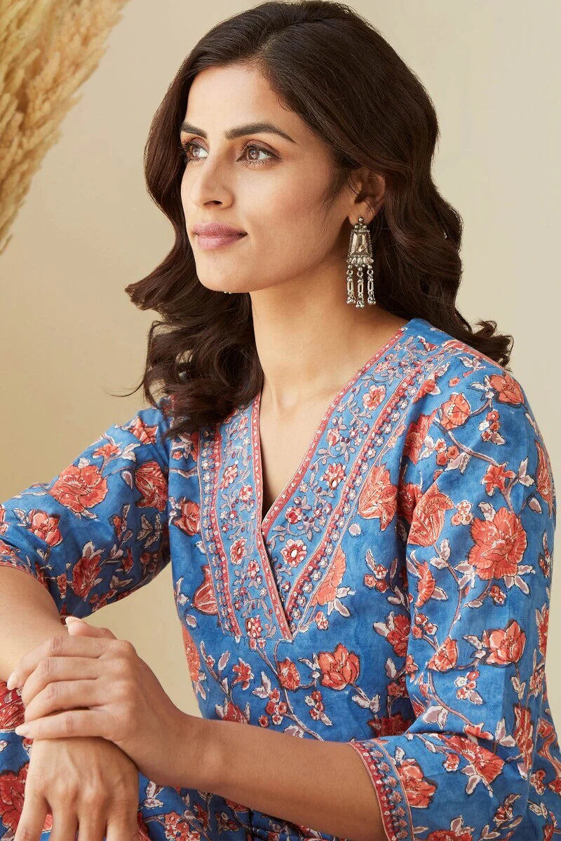 Rosheen Mariah Sanganeri Kurta