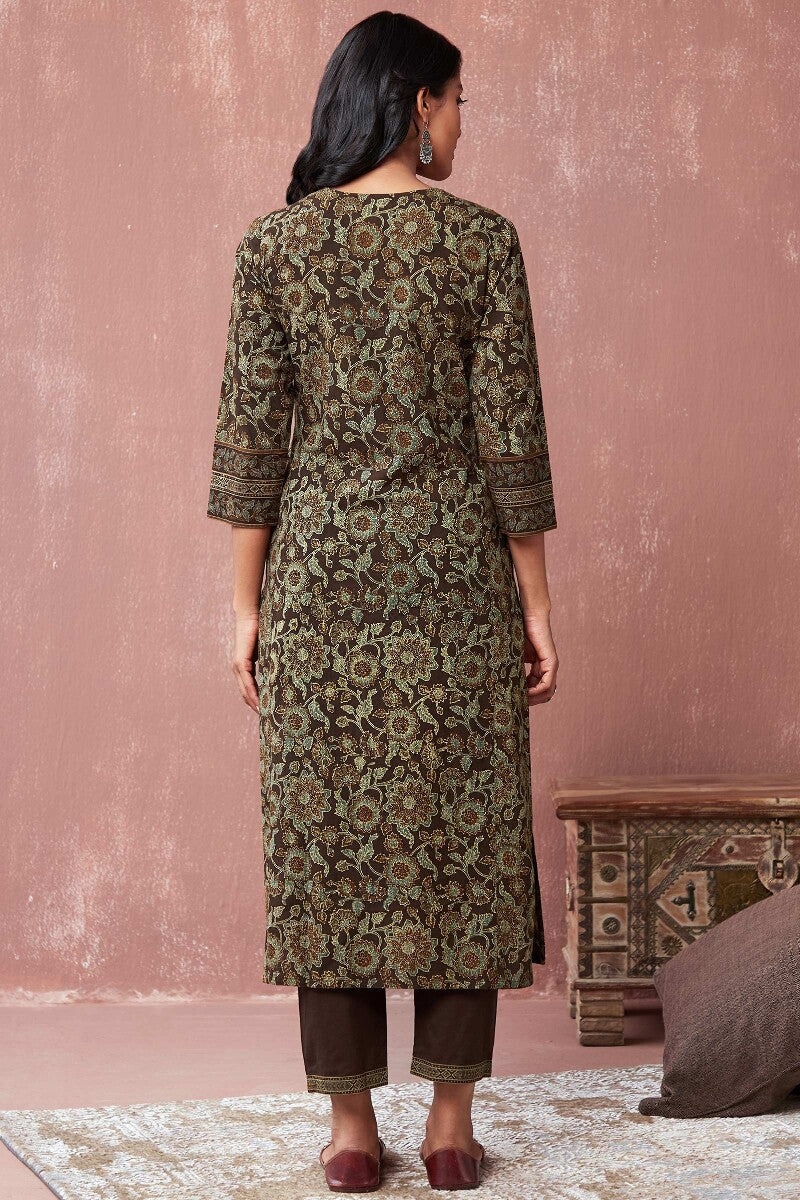 Sehra Shirin Ajrak Kurta