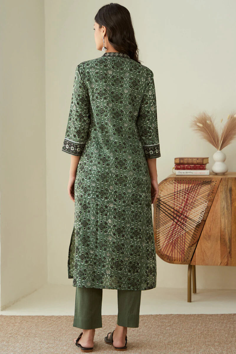 Sehra Kiran Bagru Kurta