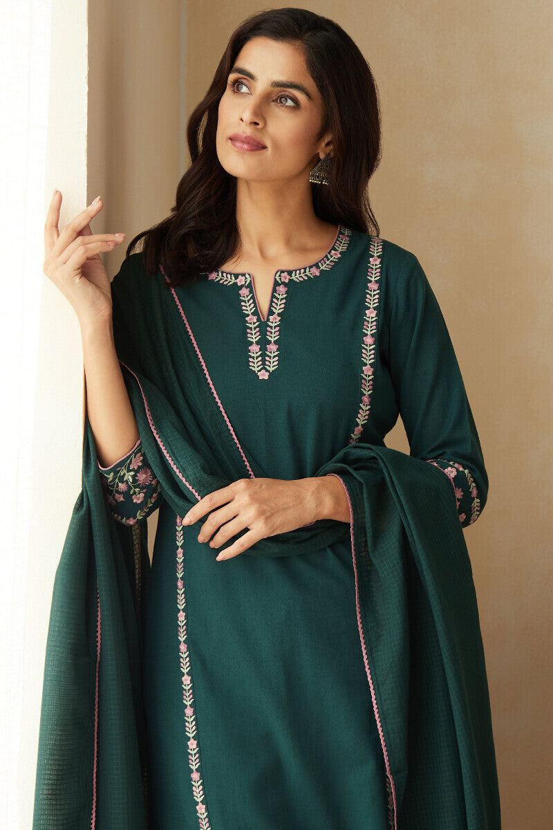 Roza Zoya Green Kurta
