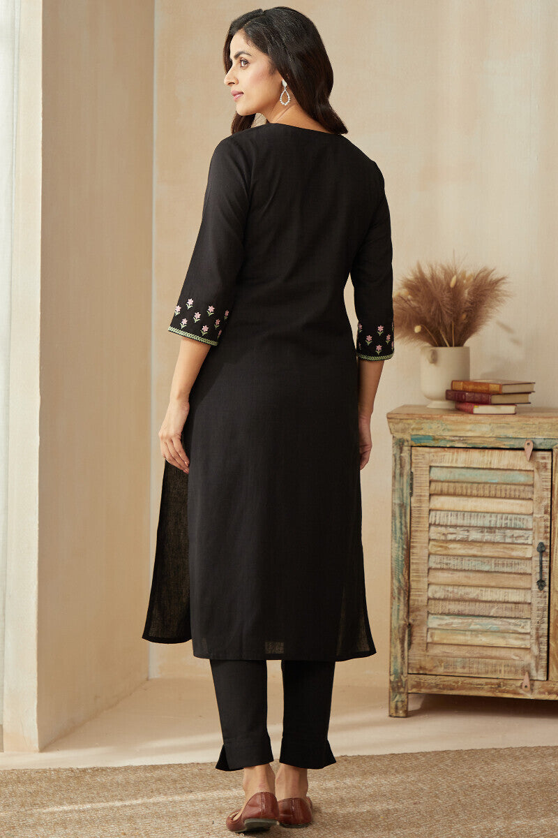 Roza Zoya Black Kurta