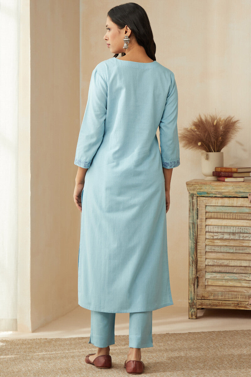 Mirza Sehreen Blue Kurta
