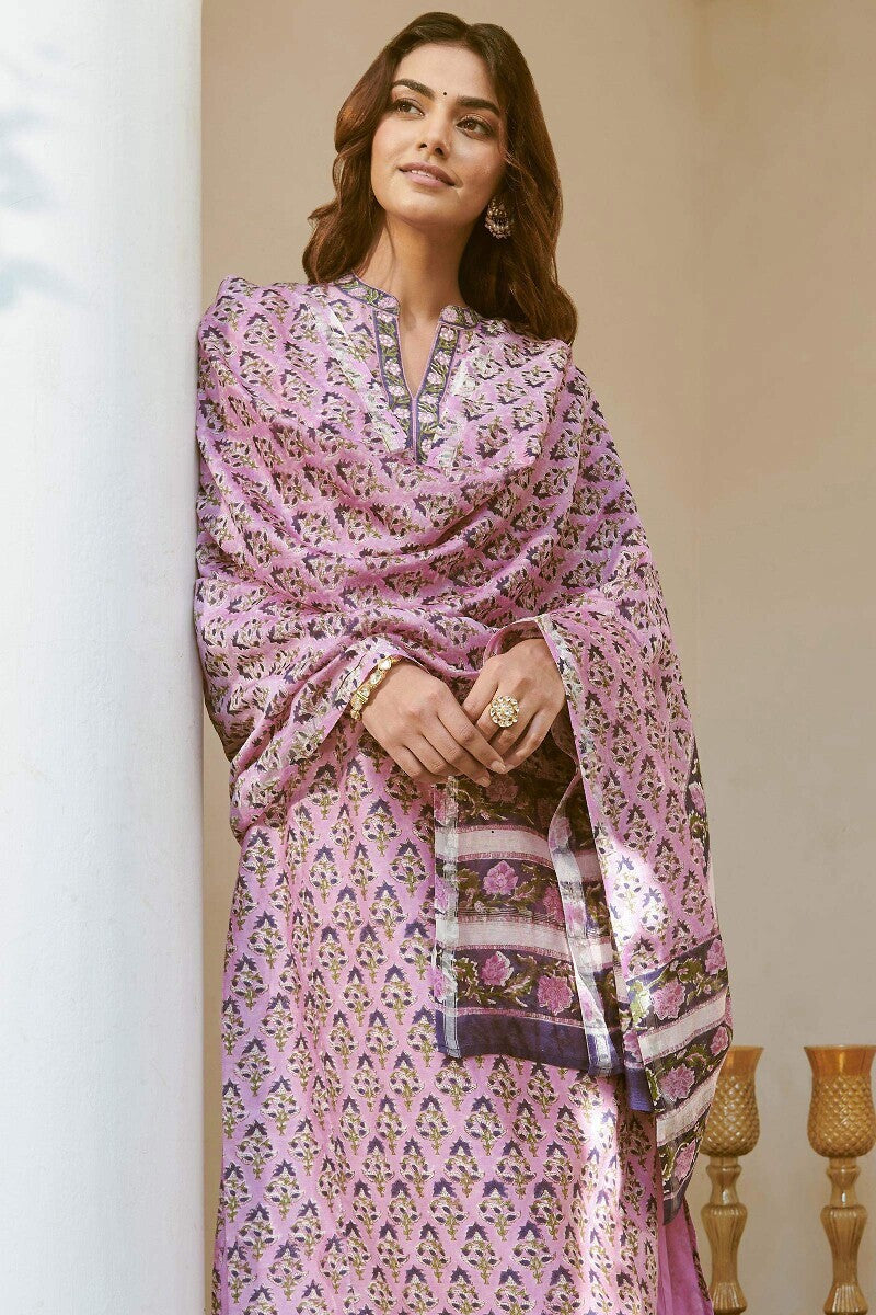 Mehrunissa Sahira Chanderi Kurta