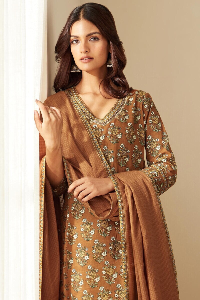 Gauhar Safira Sanganeri Kurta