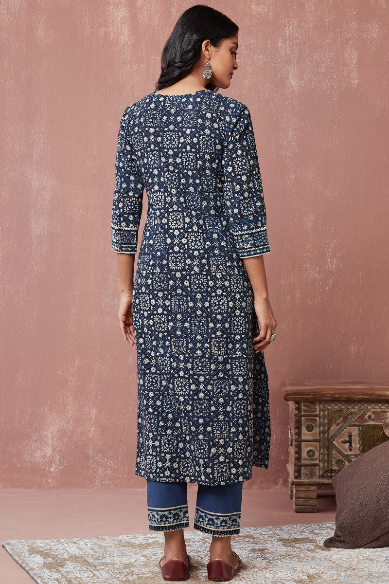 Sehra Layla Bagru Kurta