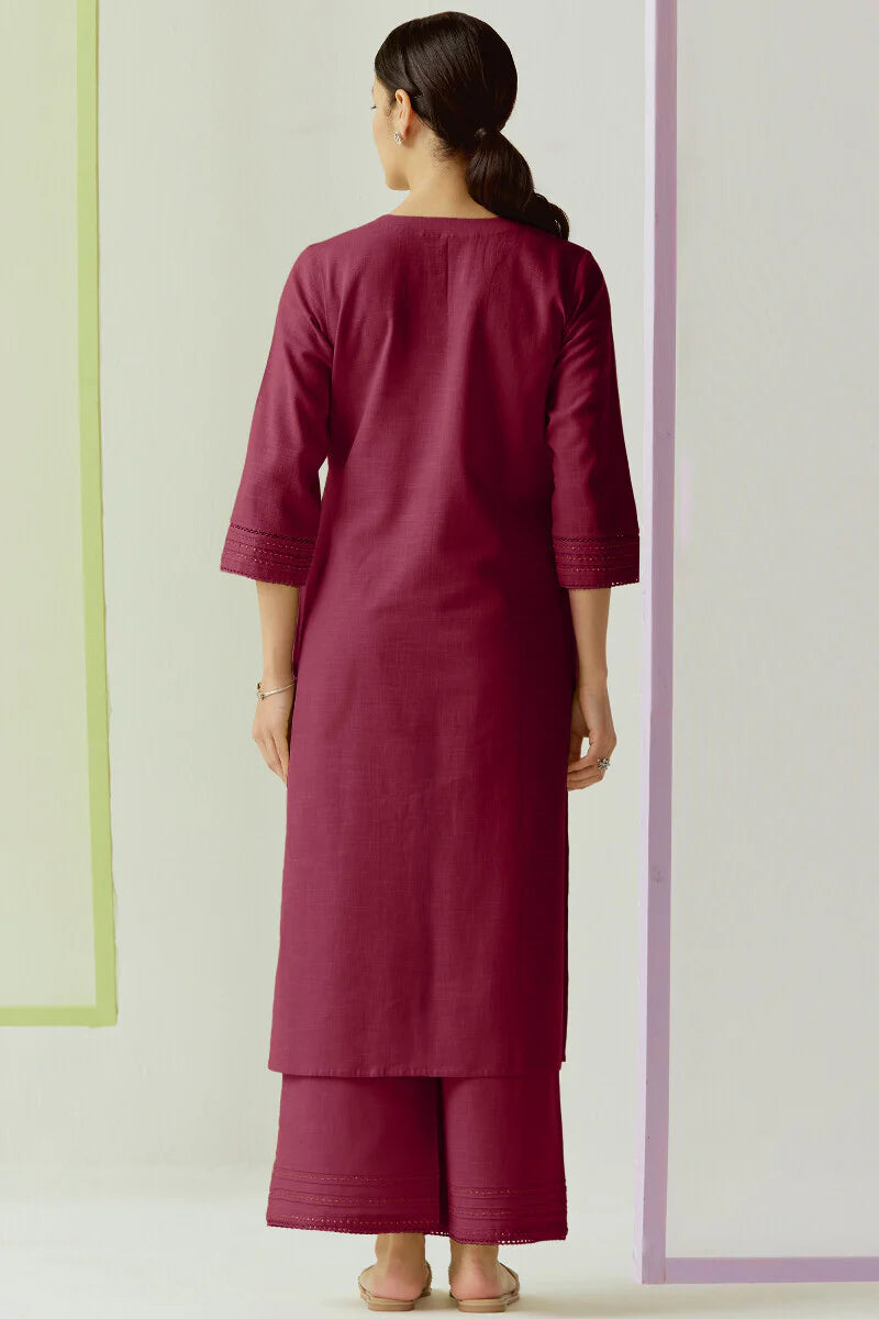 Surplus: Roza Zara Red Rose Kurta