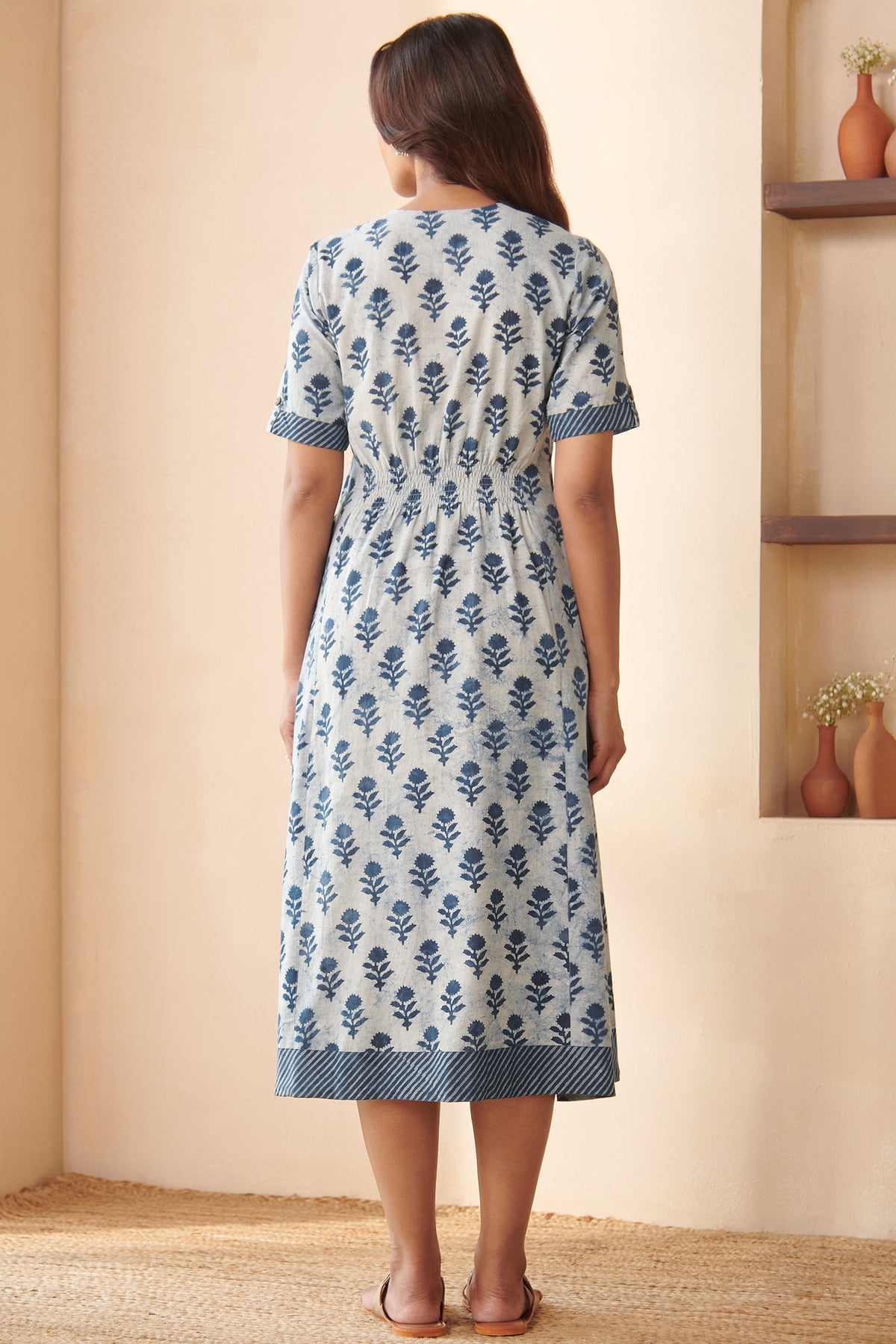Sehra Zeena Bagru Dabu Dress