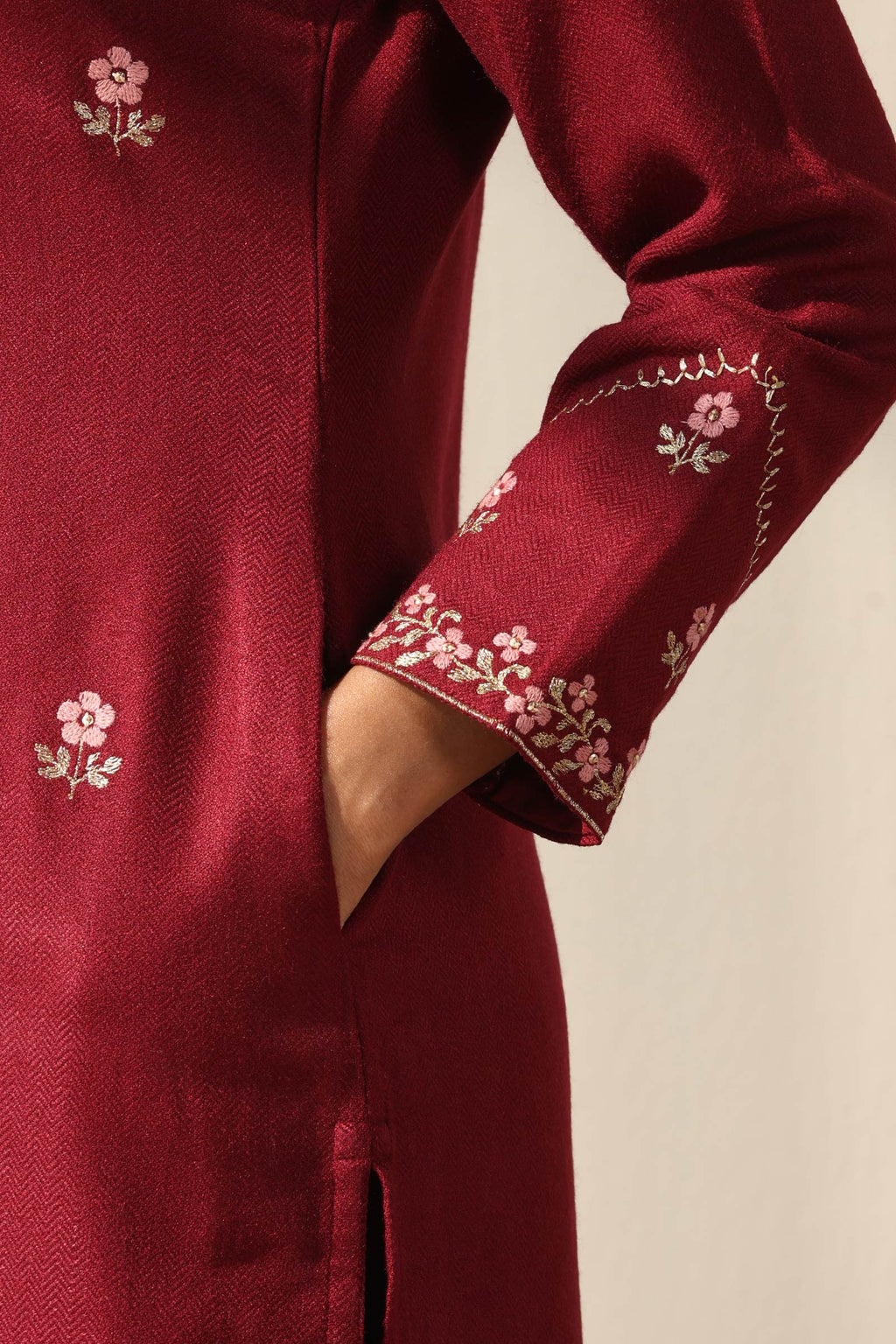 Naadirah Gulbahar Faux Wool Kurta