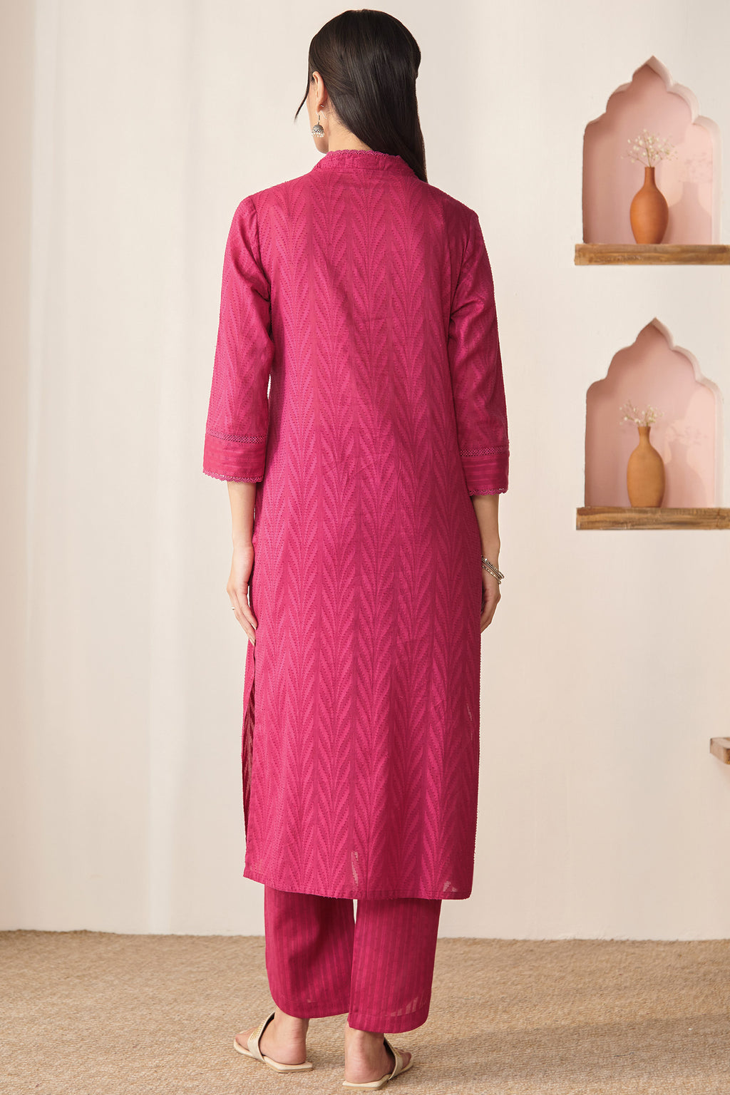 Roza Naimat Rani Pink Kurta