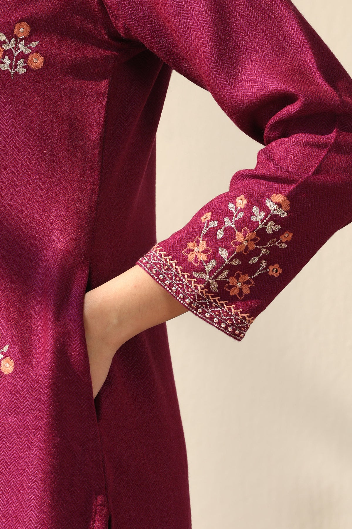 Naadirah Zubeda Faux Wool Kurta