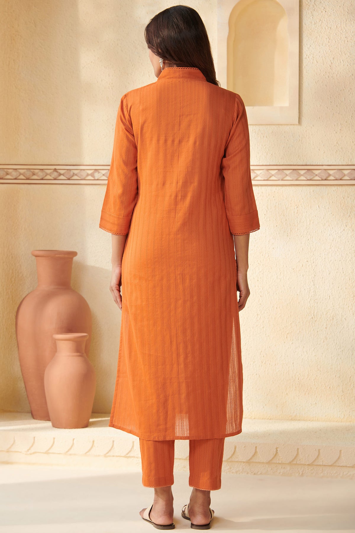 Roza Farnaz Orange Kurta