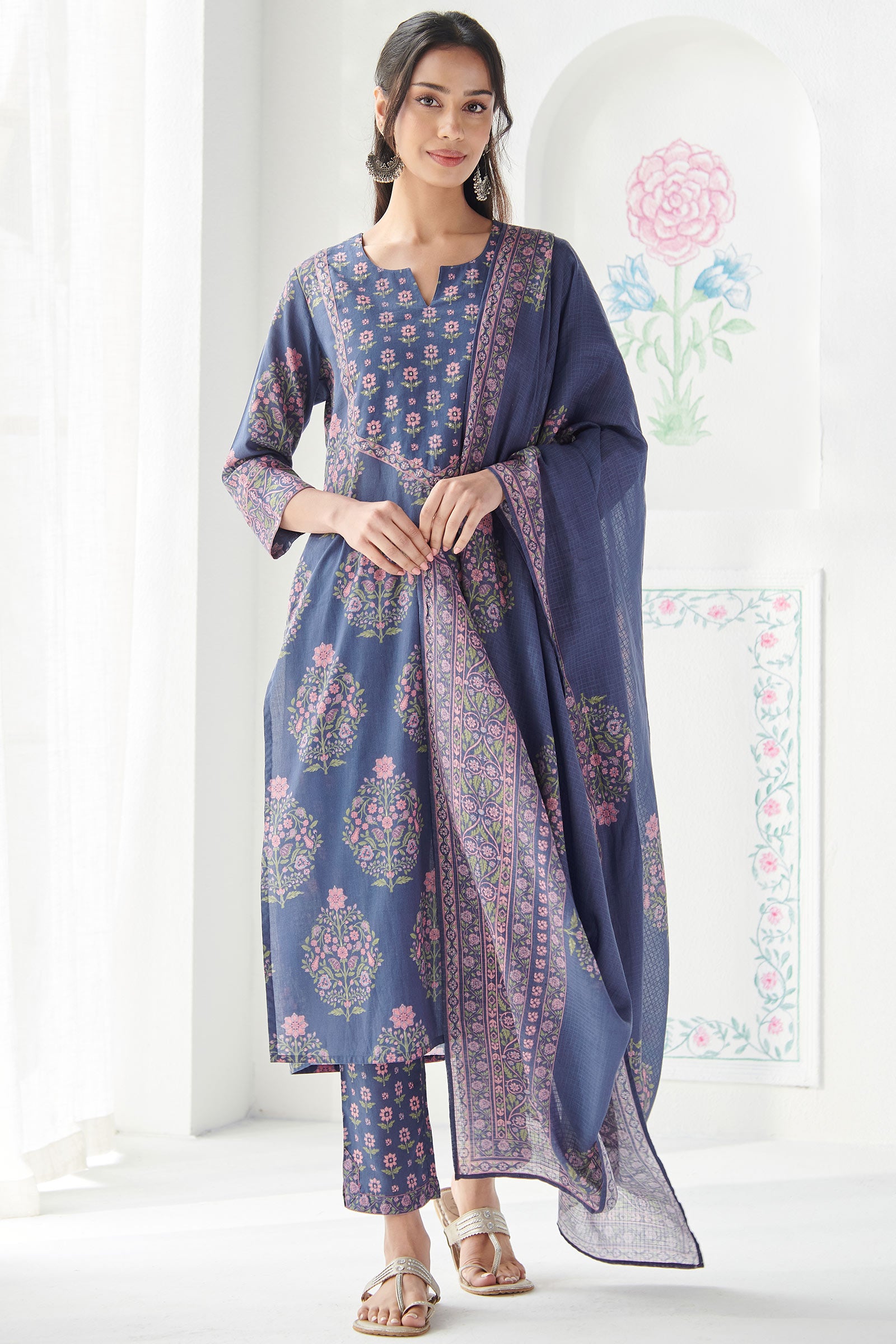 Gulbahar Fizah Kurta