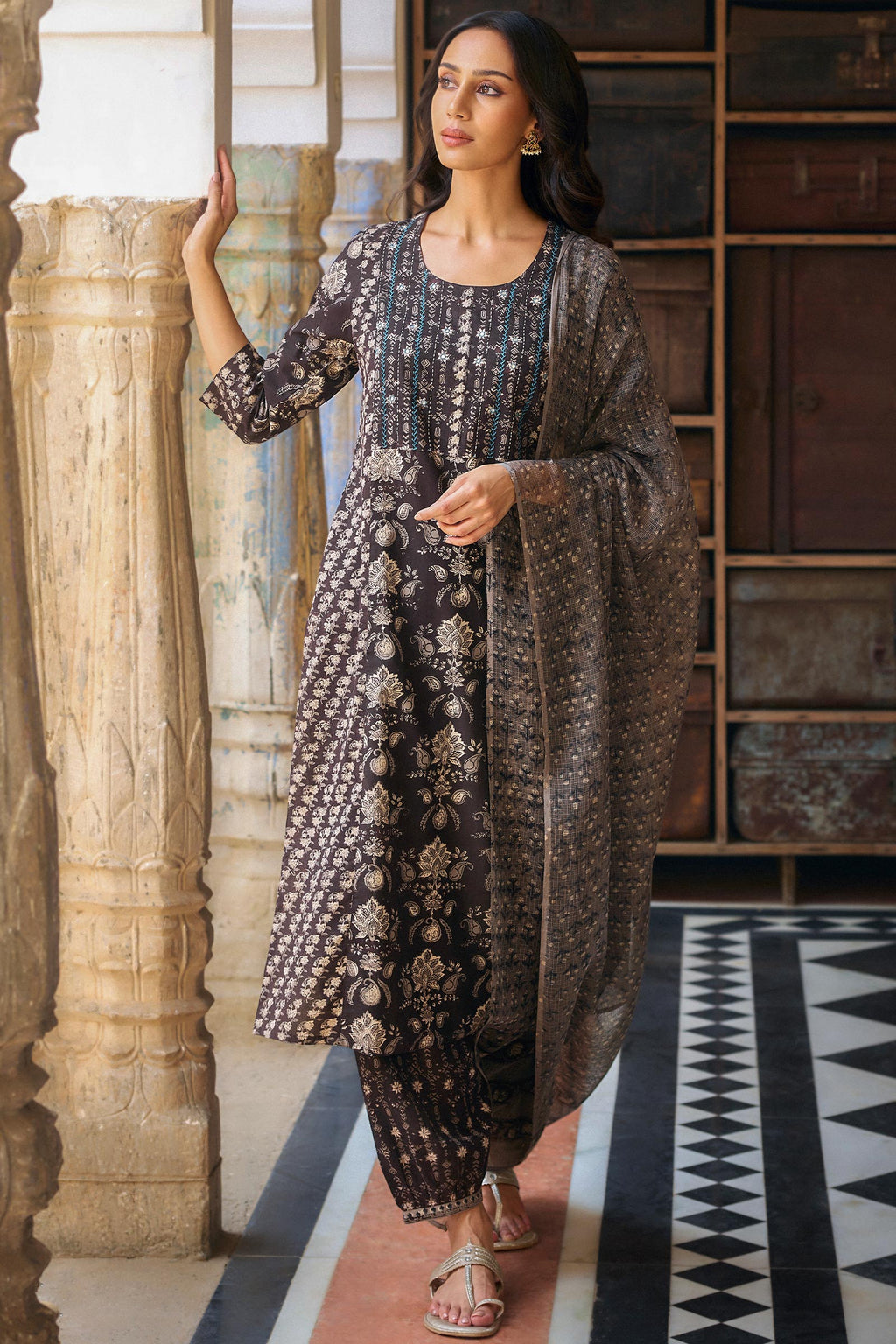 Sehra Farhat Bagru Kurta