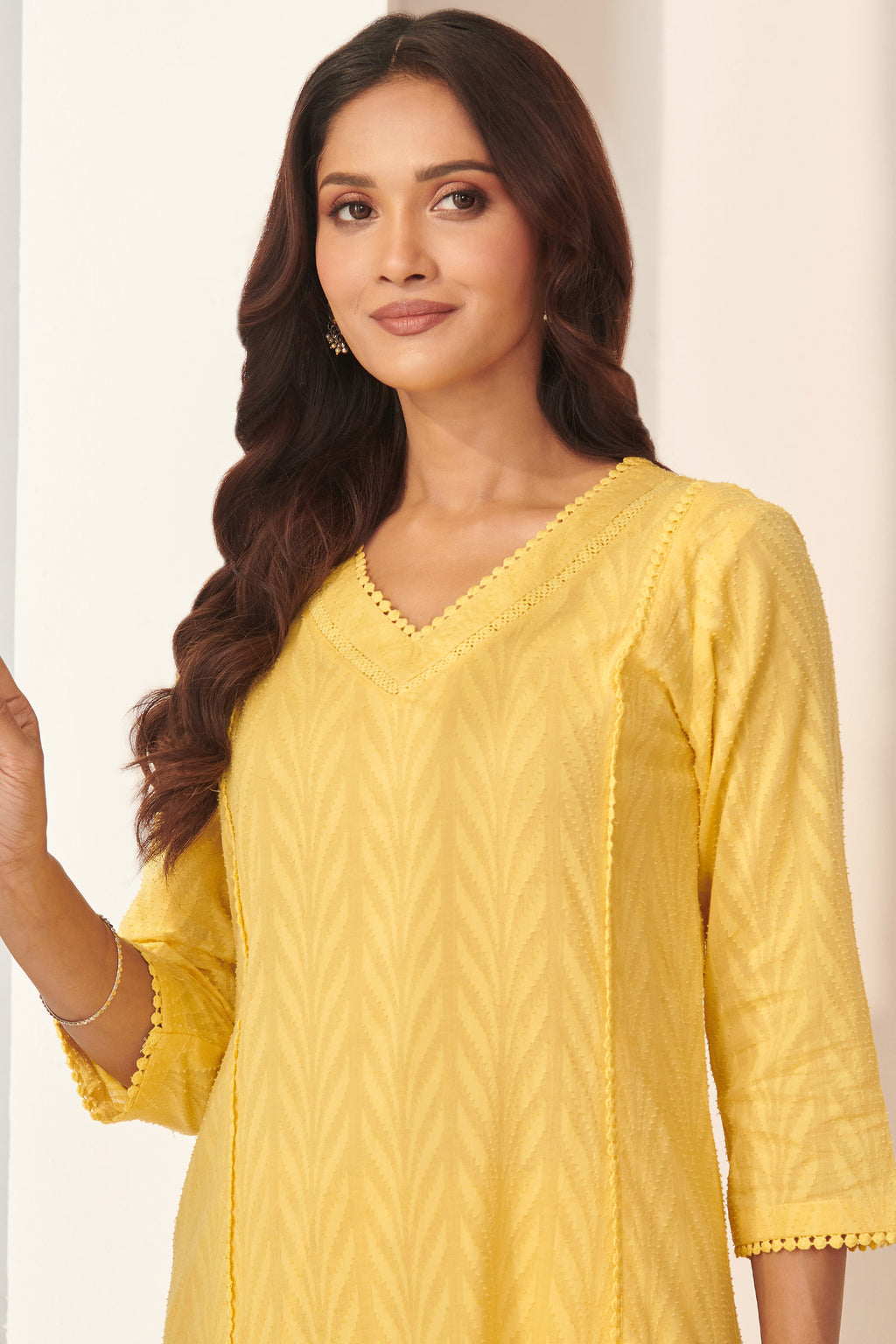 Roza Darya Daffodil Yellow Kurta