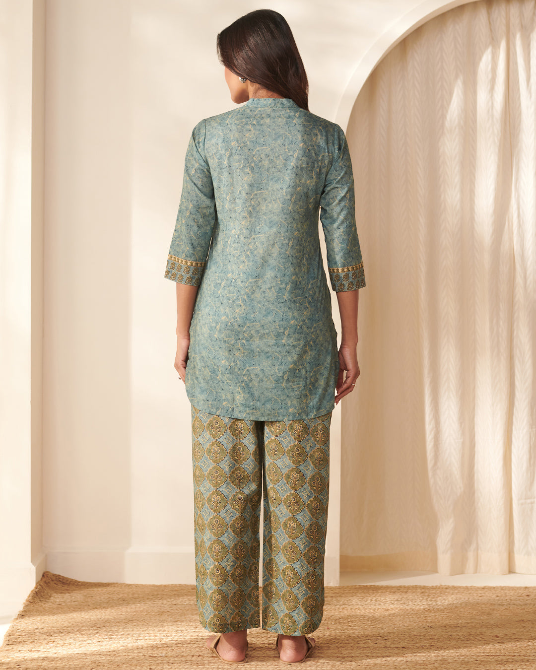 Rangrez Farhin Blue Co-Ord Set