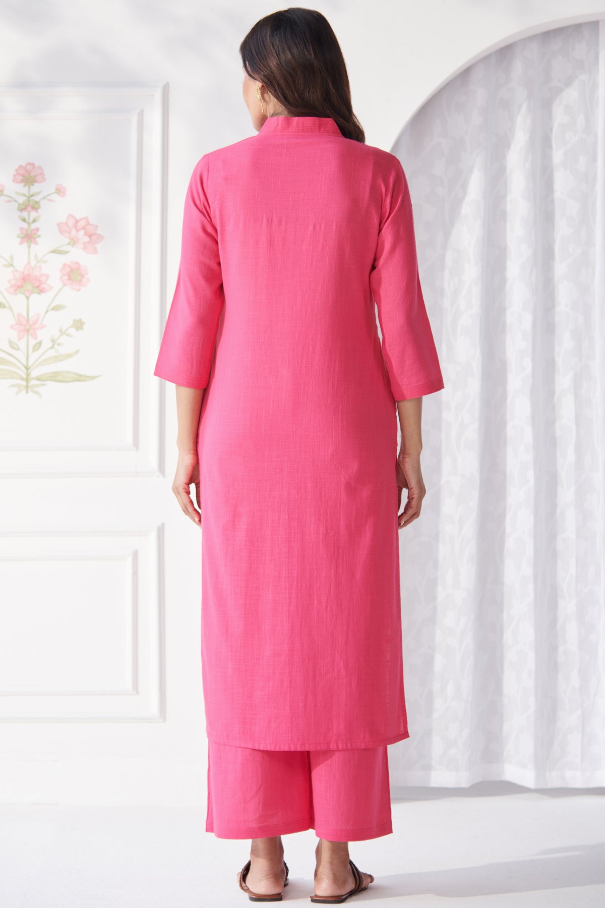 Roza Rahat Pink Kurta