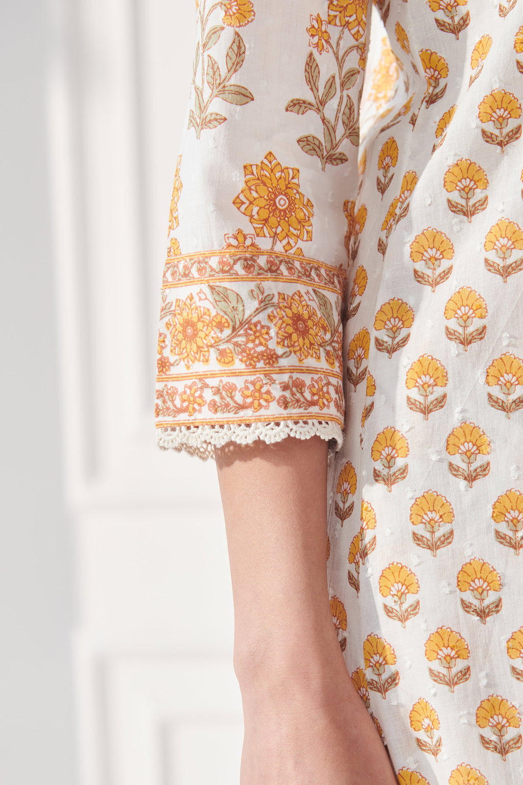 Gulbahar Tazmeen Sanganeri Kurta
