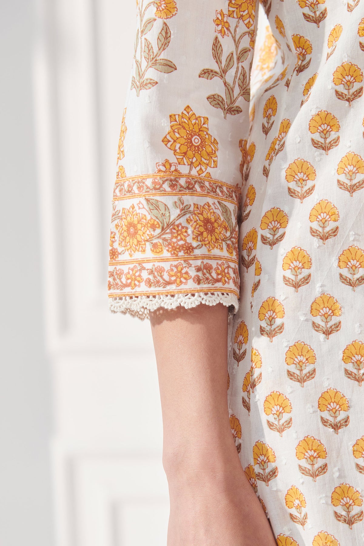Gulbahar Tazmeen Sanganeri Kurta