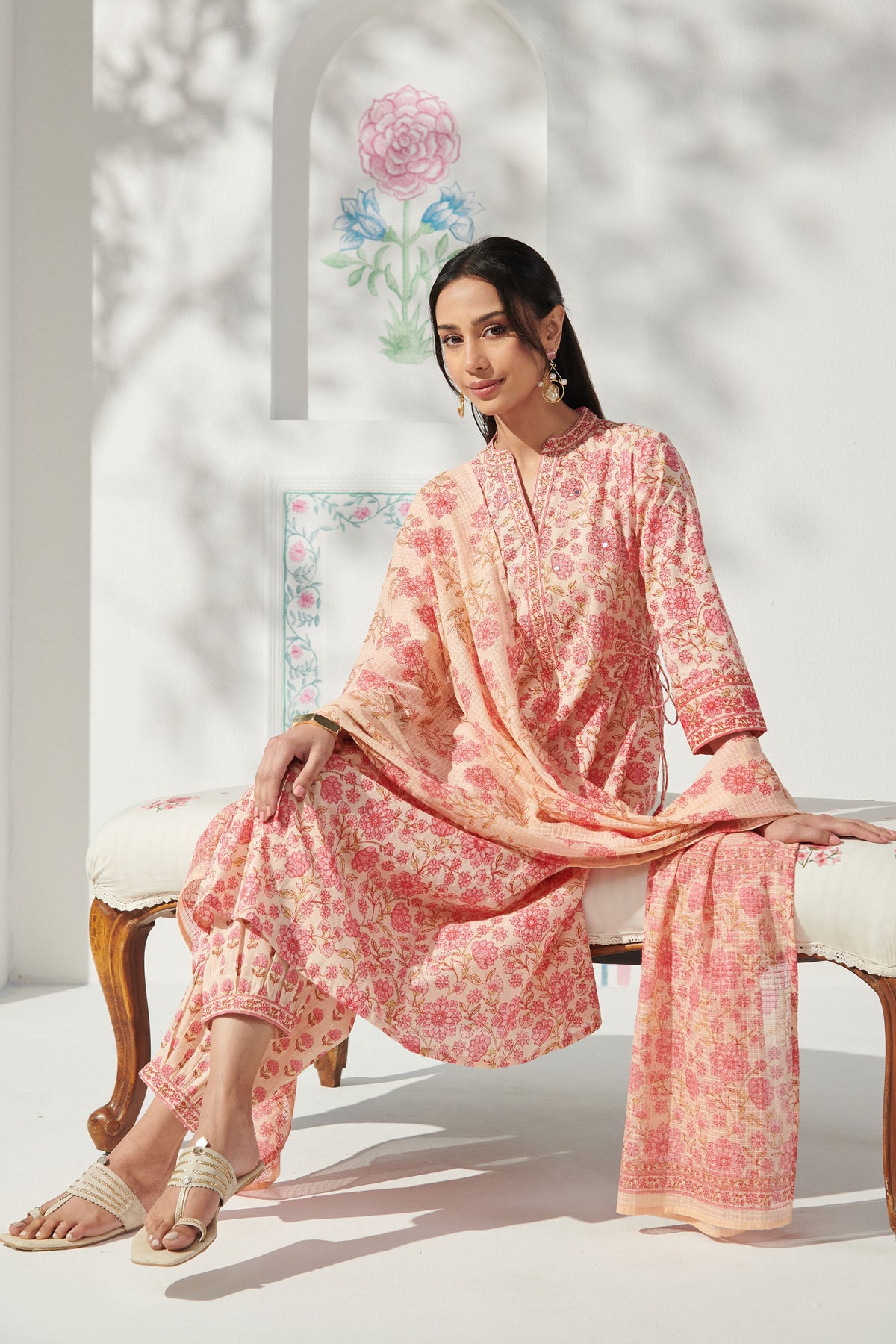 Gulbahar Nafia Sanganeri Kurta