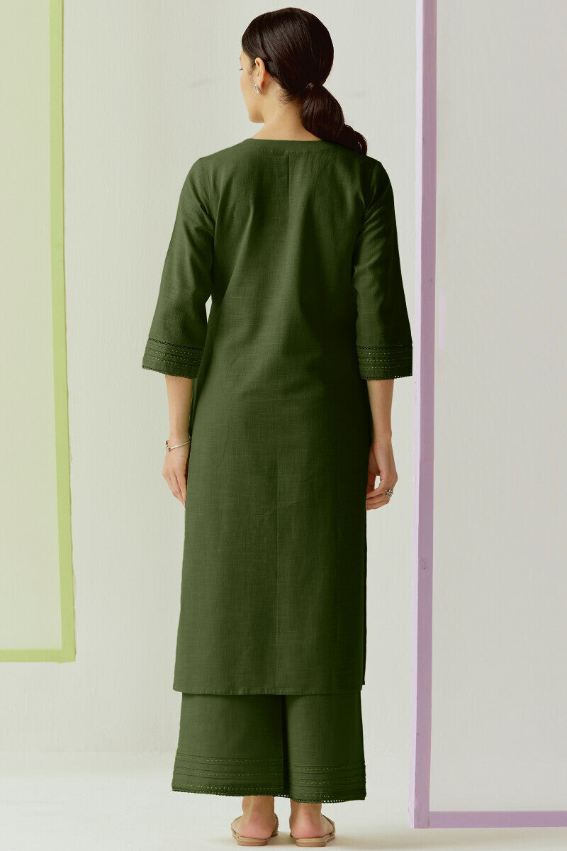 Roza Zara Emerald Green Kurta
