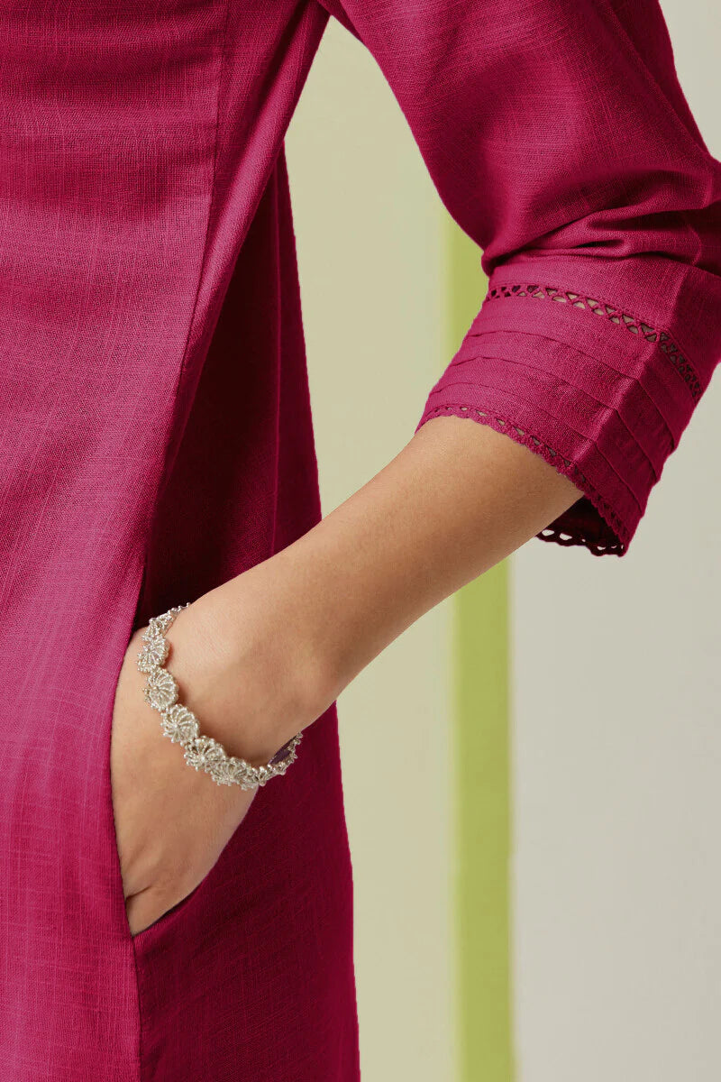 Surplus: Roza Zara Rose Pink Kurta