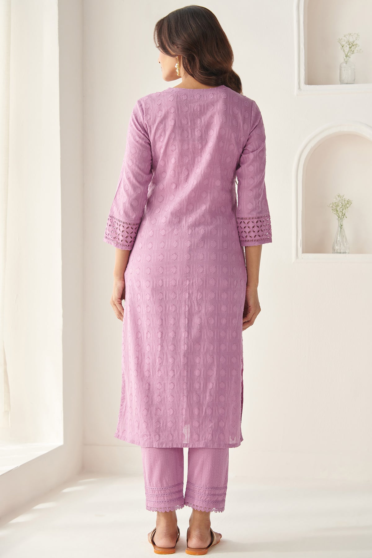 Roza Mahek Purple Kurta