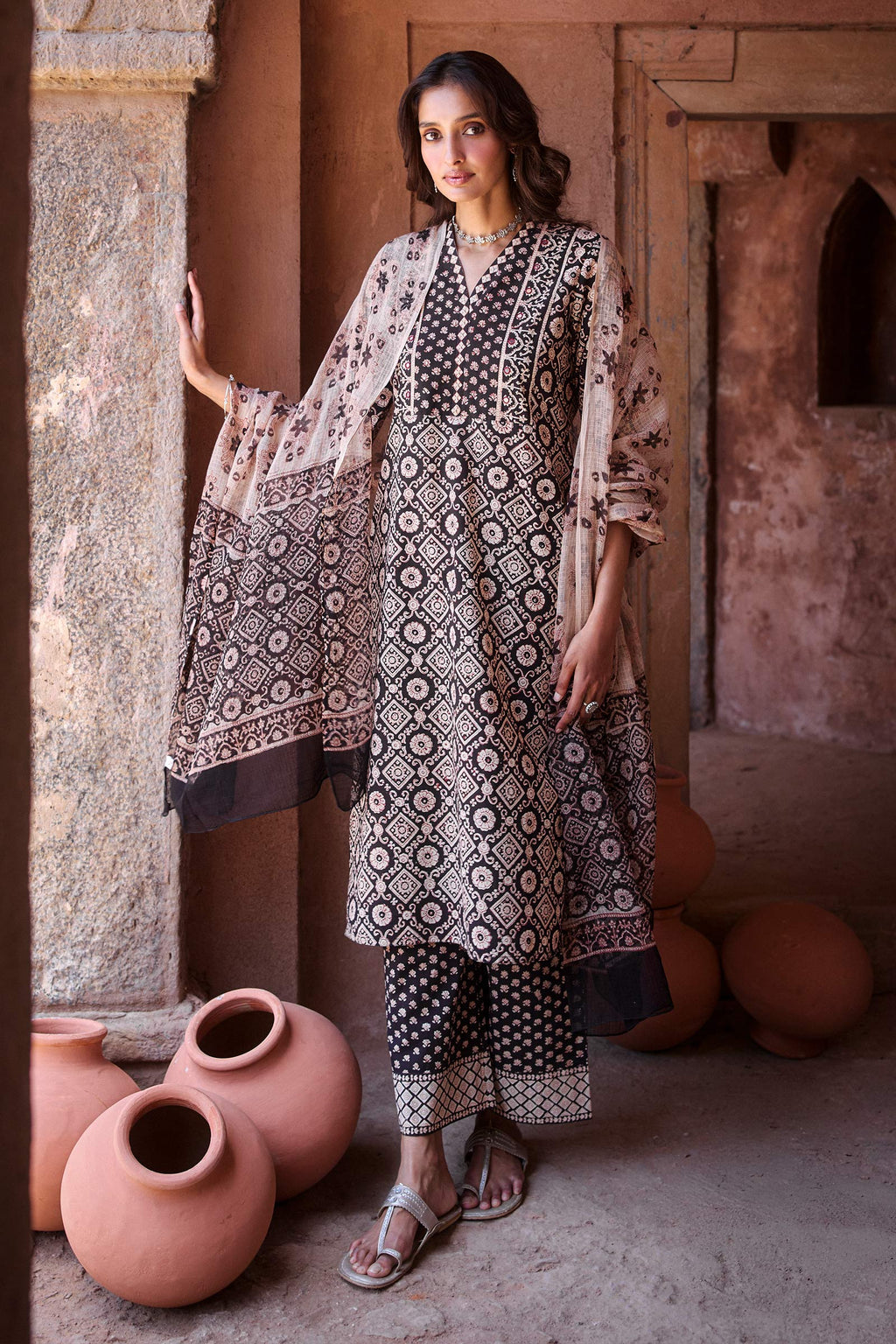 Sehra Alisha Bagru Kurta