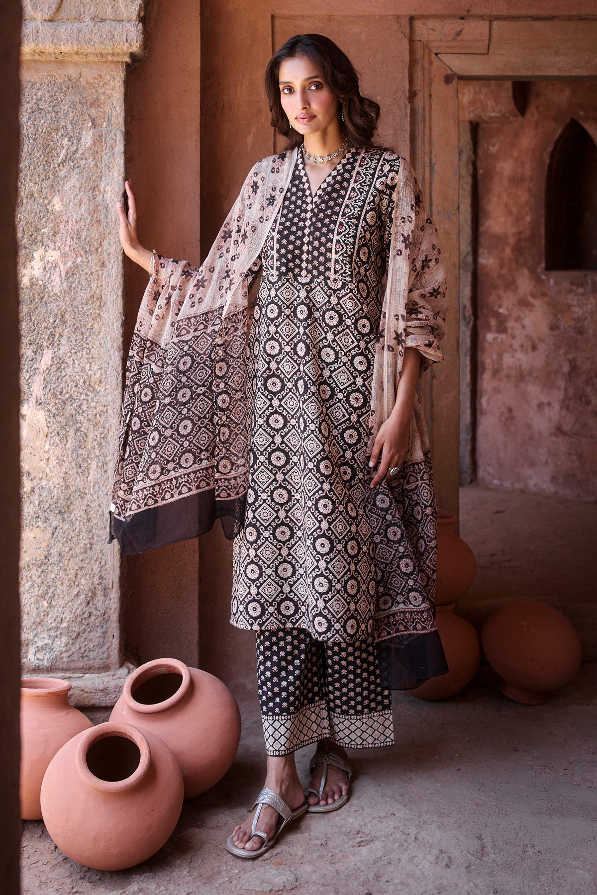 Sehra Alisha Bagru Kurta