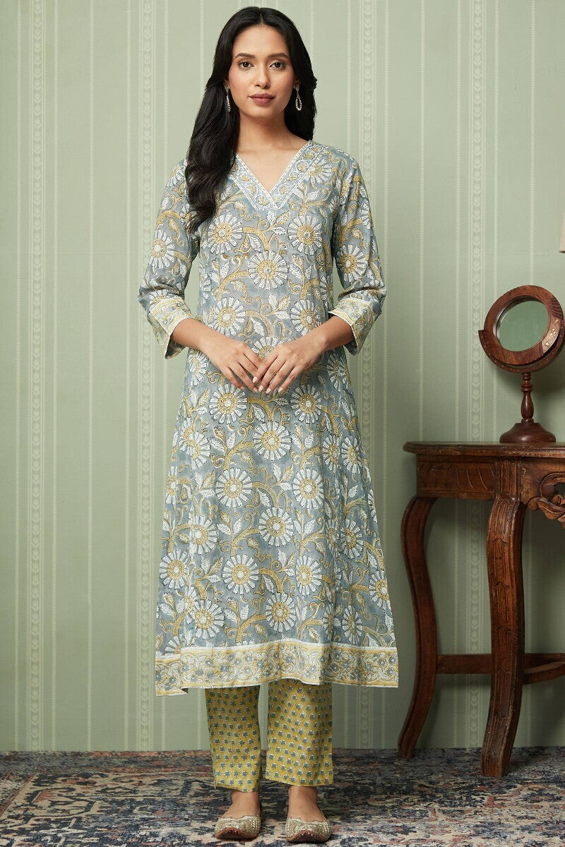 Gauhar Zafiya Sanganeri Kurta