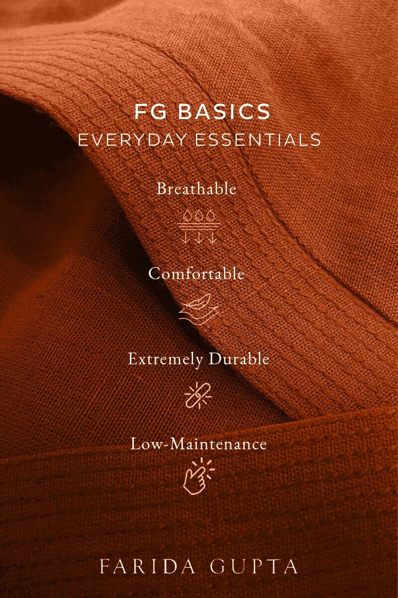 Roza Seher Burnt Orange Kurta