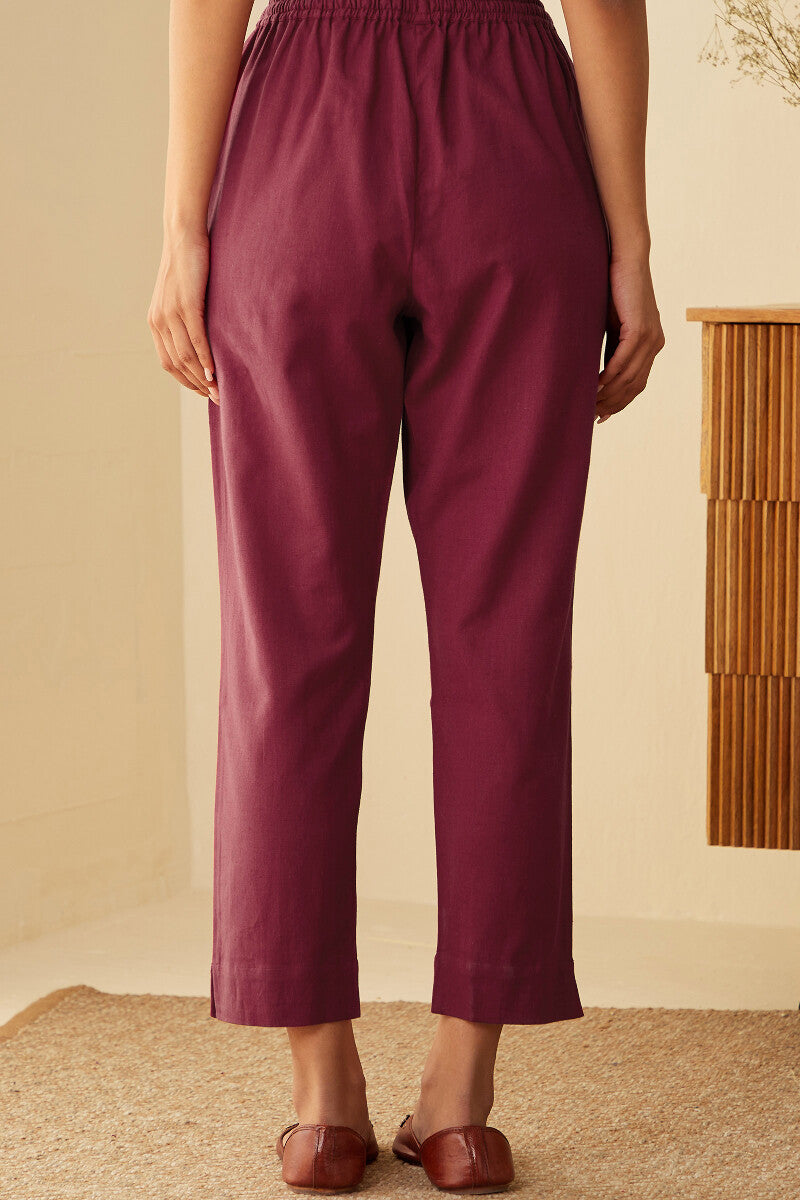 Roza Seher Raspberry Pink Narrow Pants