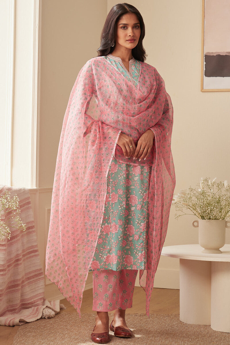 Rosheen Raya Sanganeri Narrow Pants