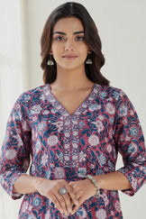 Gauhar Nazma Sanganeri Chanderi Kurta