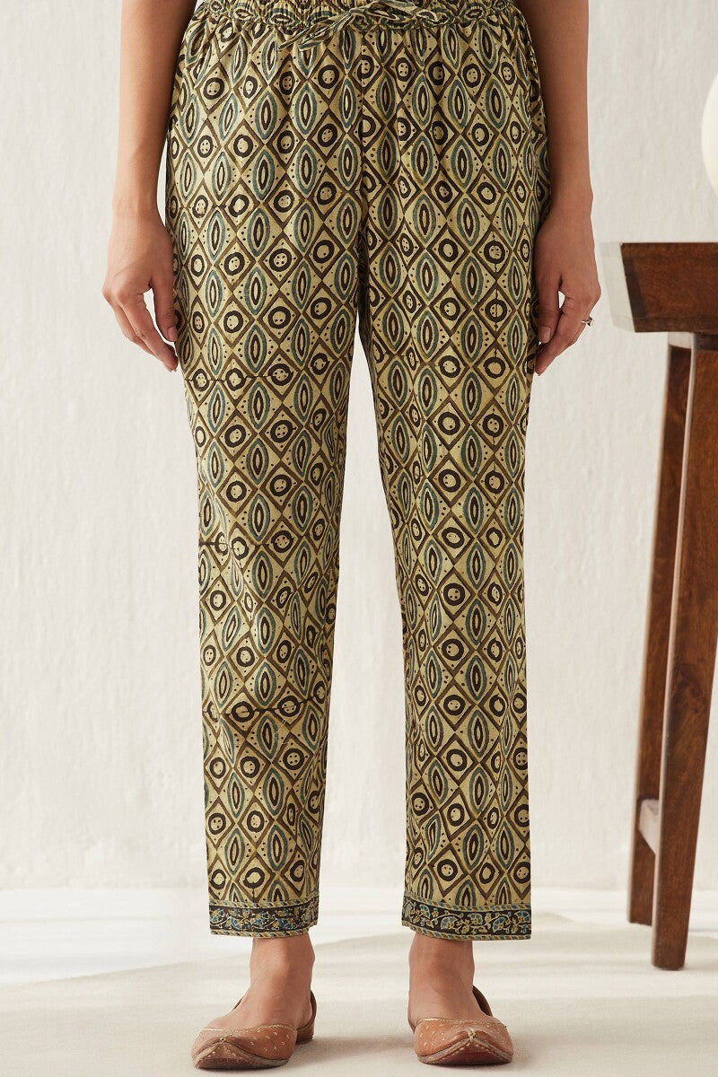 Sehra Zahira Ajrak Narrow Pants