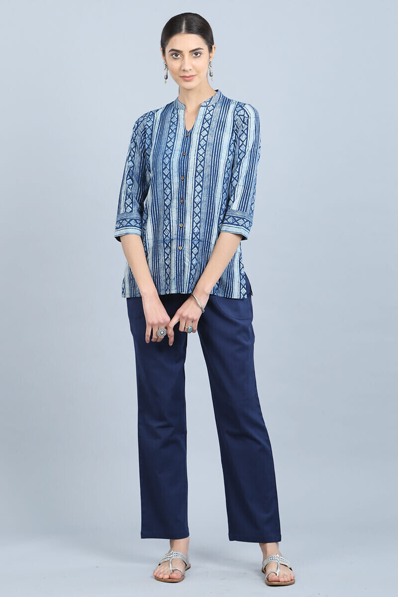 Shahin Indigo Stripe Shirt