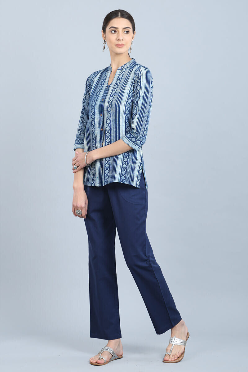 Shahin Indigo Stripe Shirt